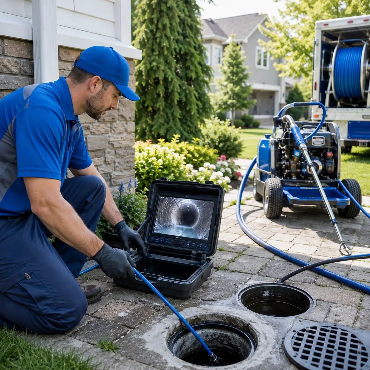 Outdoor drain cleaning professionals serving Hagerstown, MD